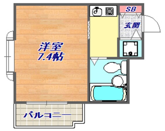 ジョイフル石屋川の物件間取画像